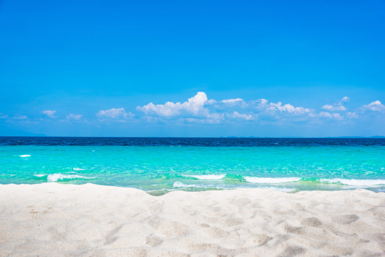 Thailand beach clean phi phi islands