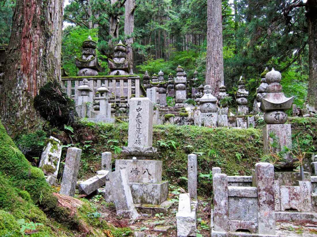 Okunoin cemetery in Koya-san, a top Japan destination